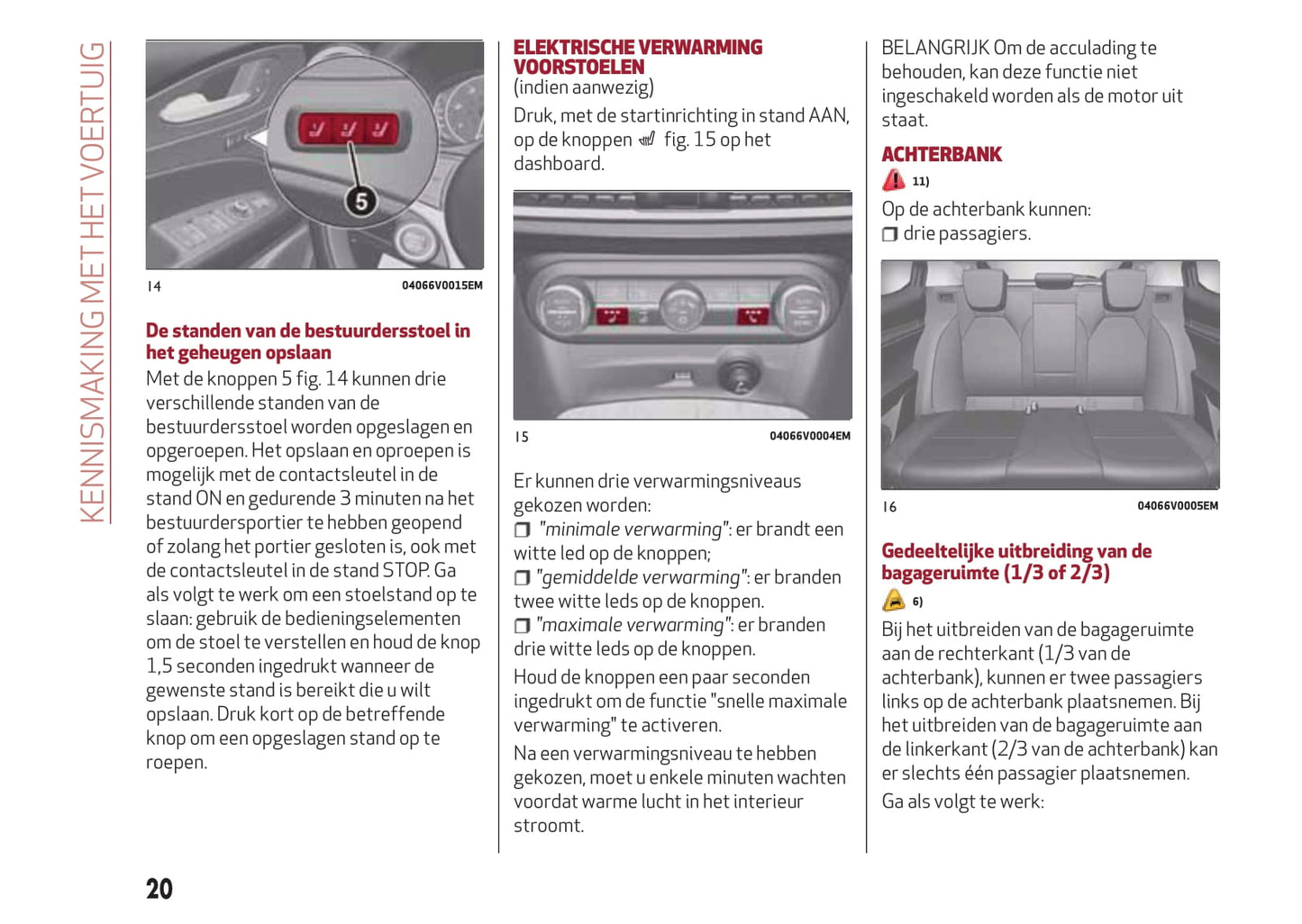 2017-2020 Alfa Romeo Stelvio Owner's Manual | Dutch