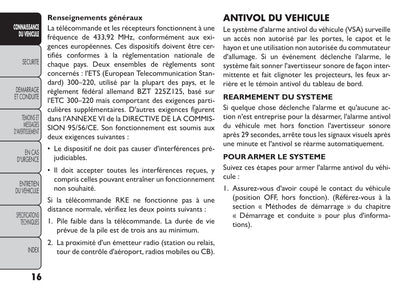 2014-2015 Fiat Freemont Owner's Manual | French