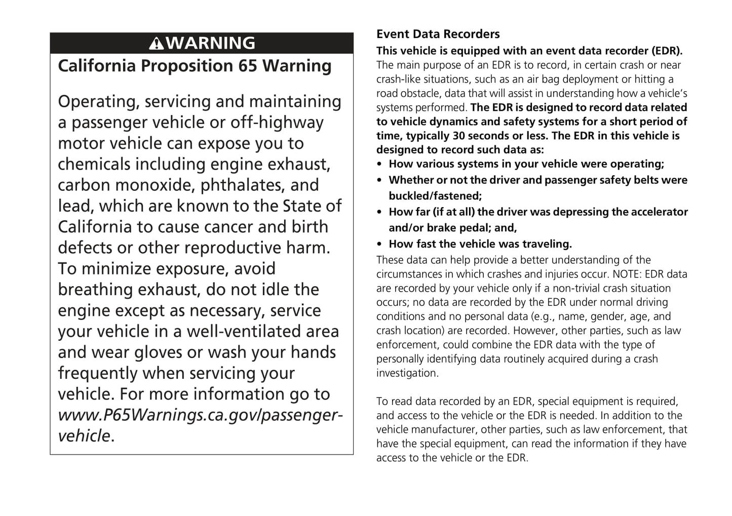 2021 Honda Accord Owner's Manual | English