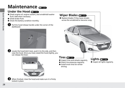 2021 Honda Accord Owner's Manual | English