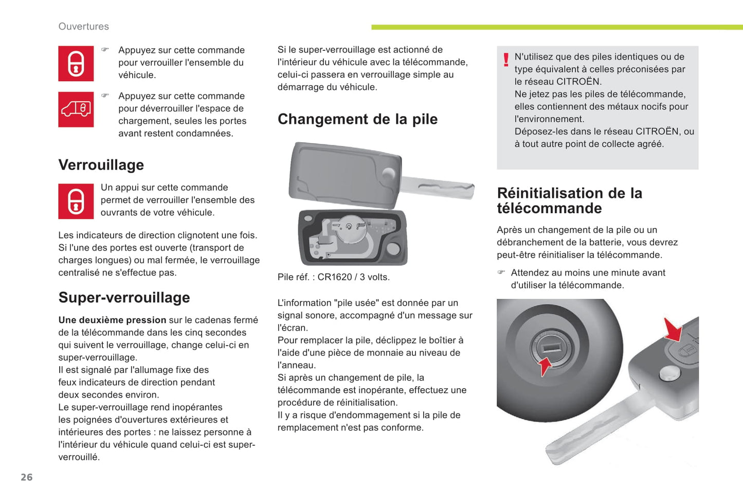 2015-2020 Citroën Berlingo Manuel du propriétaire | Français