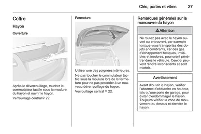 2012-2013 Opel Meriva Manuel du propriétaire | Français