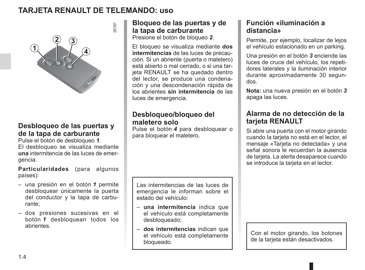 2014-2015 Renault Laguna/Laguna Coupé Gebruikershandleiding | Spaans