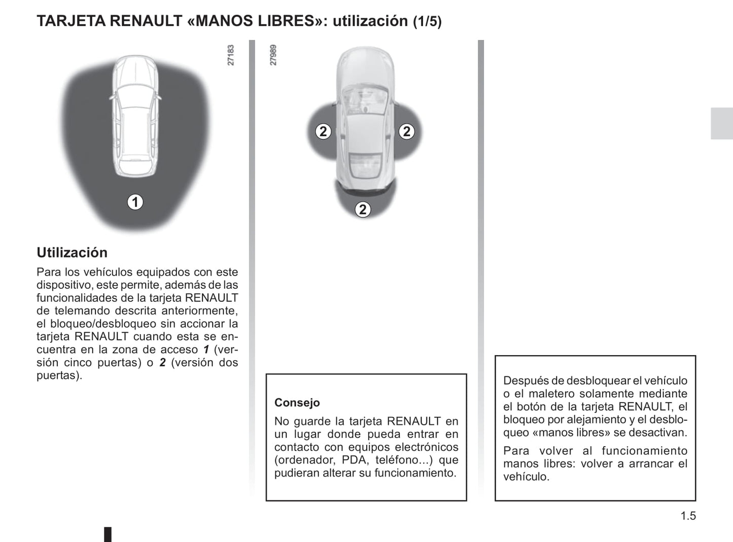 2010-2015 Renault Laguna Manuel du propriétaire | Espagnol