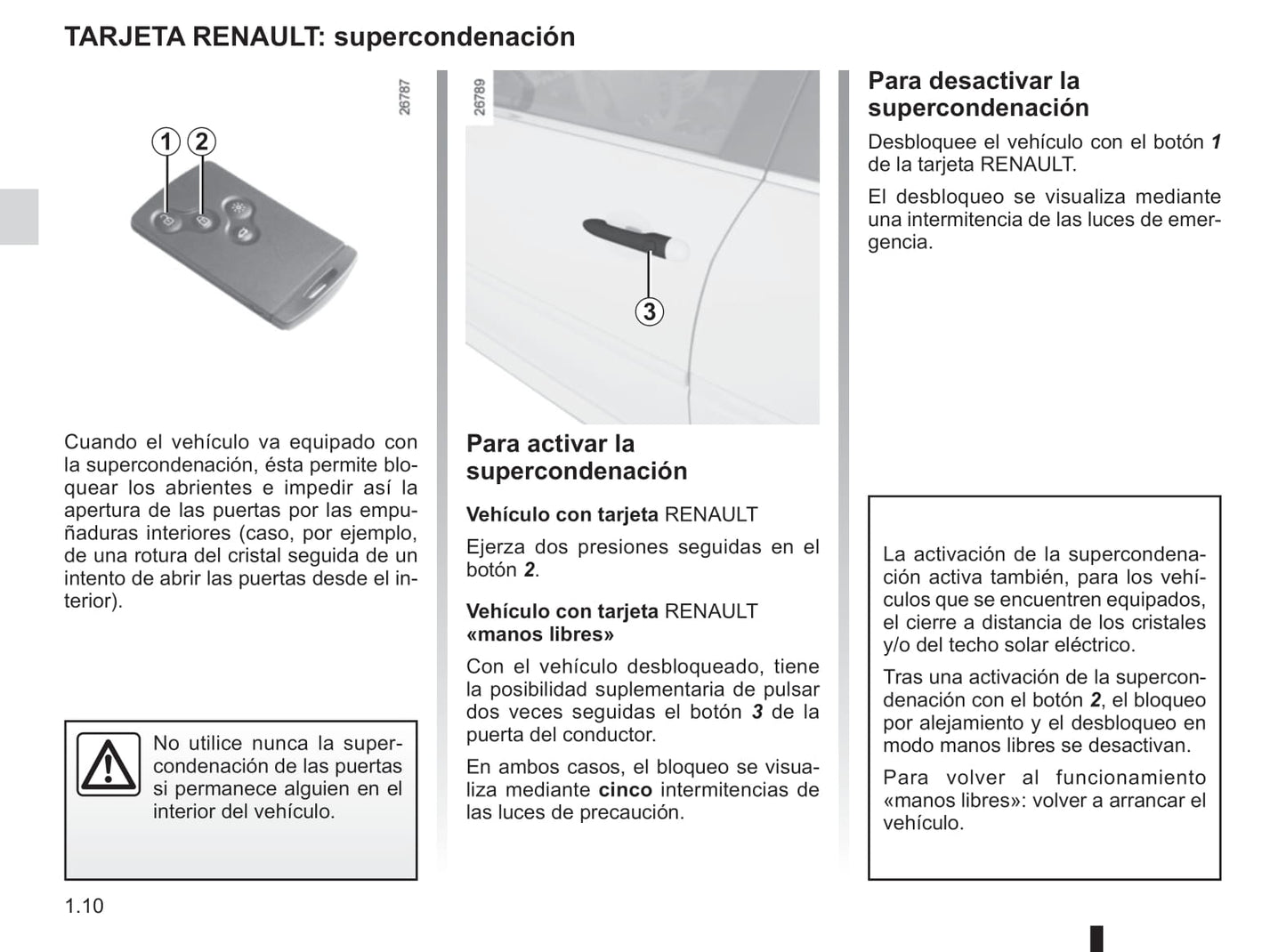 2014-2015 Renault Laguna/Laguna Coupé Gebruikershandleiding | Spaans