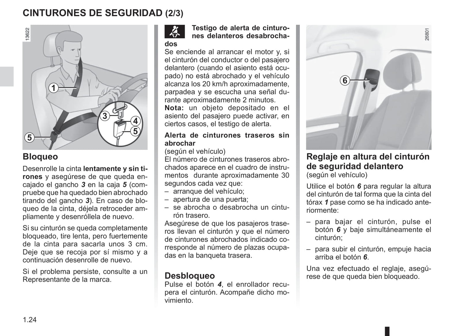 2014-2015 Renault Laguna/Laguna Coupé Owner's Manual | Spanish