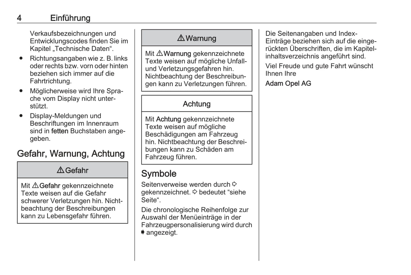 2017 Opel Insignia Owner's Manual | German