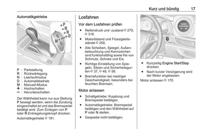 2017 Opel Insignia Owner's Manual | German