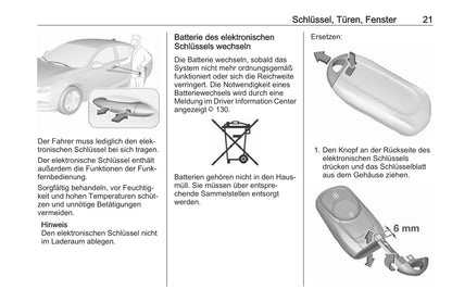 2017 Opel Insignia Owner's Manual | German