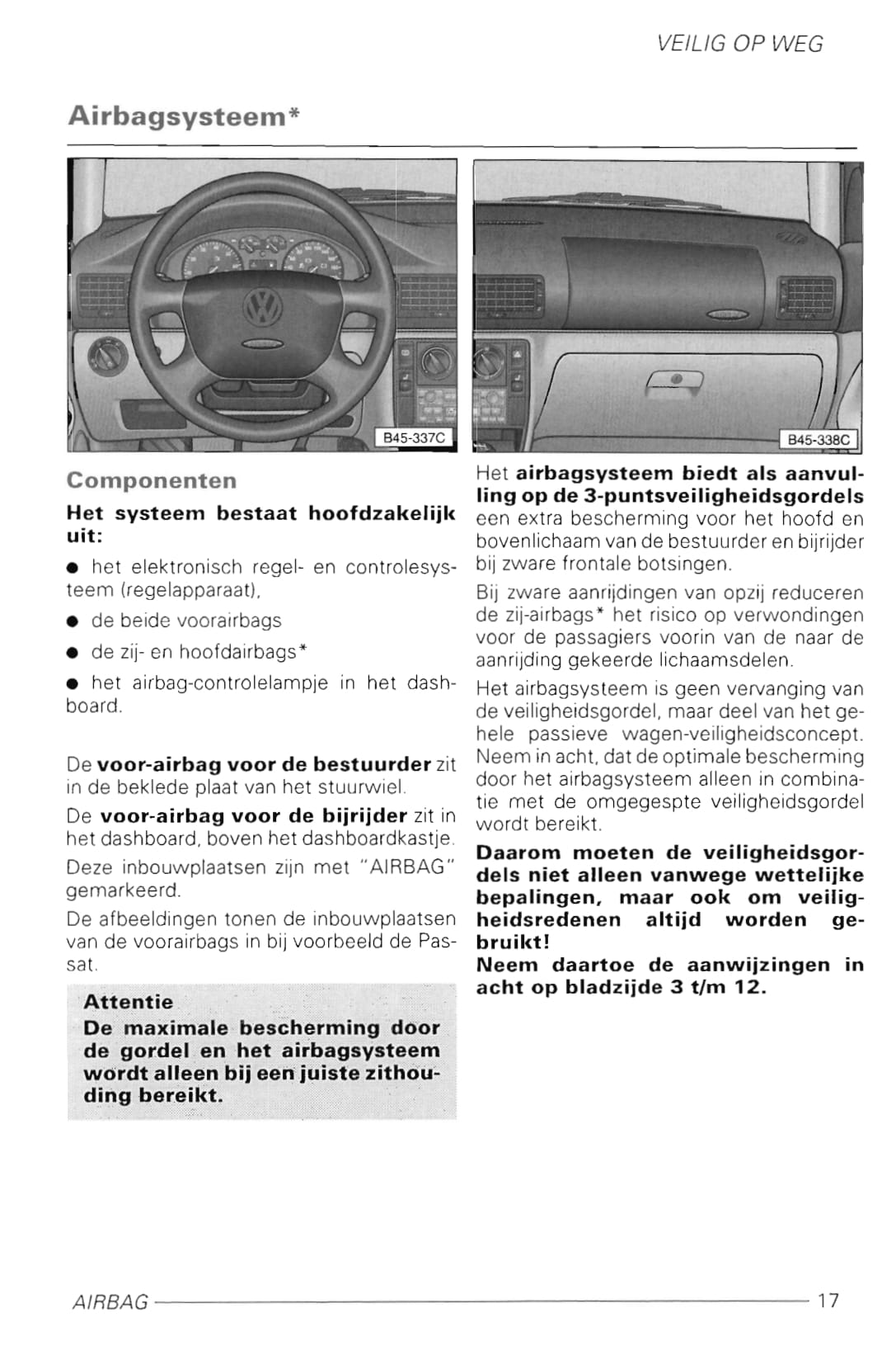 1997-2003 Volkswagen Golf Manuel du propriétaire | Néerlandais