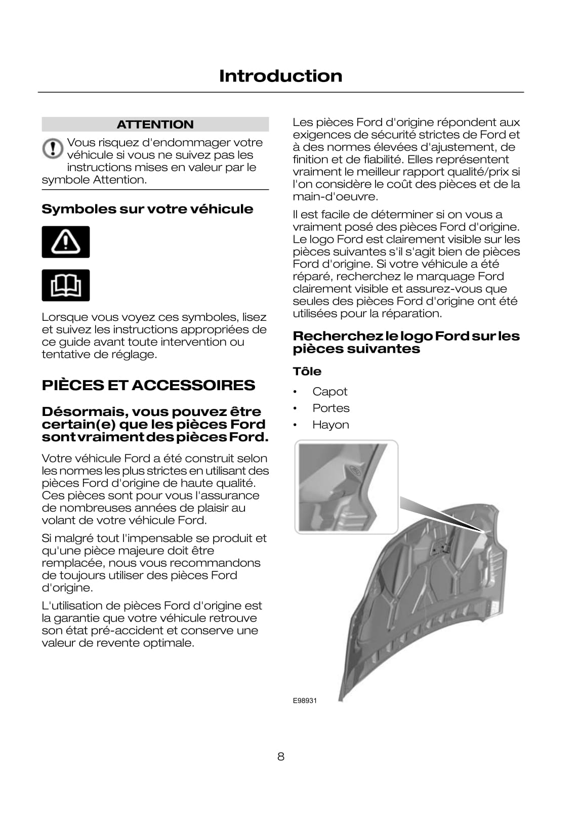 2008-2009 Ford Kuga Owner's Manual | French