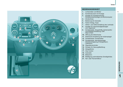 2008-2014 Citroën Berlingo Manuel du propriétaire | Allemand