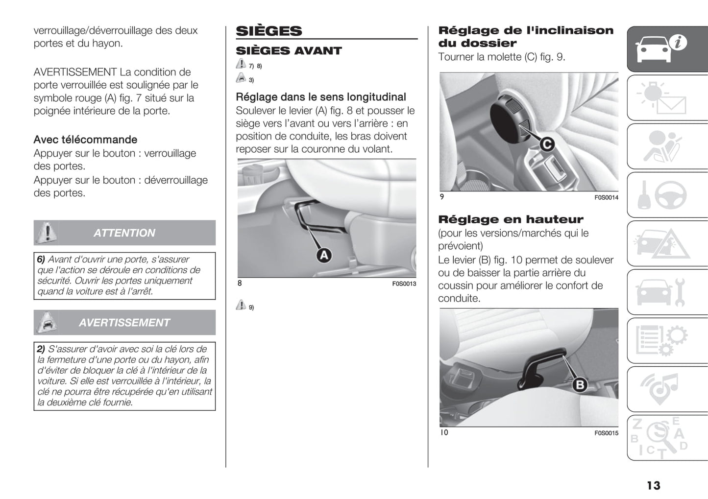 2020-2021 Fiat 500/500C Hybrid Gebruikershandleiding | Frans