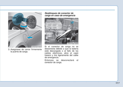2017-2018 Hyundai Ioniq Hybrid Owner's Manual | Spanish