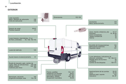 2014-2015 Peugeot Boxer Owner's Manual | Spanish