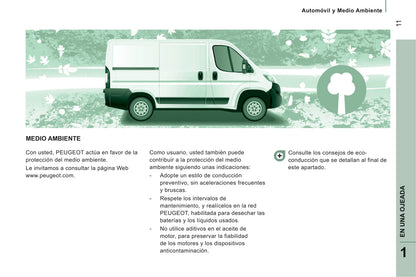 2014-2015 Peugeot Boxer Owner's Manual | Spanish