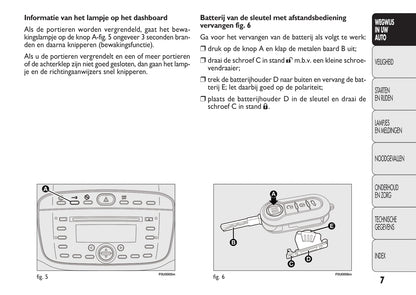 2010-2011 Fiat Punto Evo Gebruikershandleiding | Nederlands