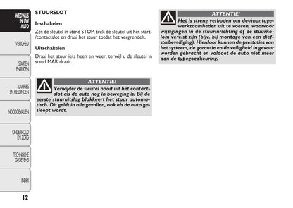 2010-2011 Fiat Punto Evo Gebruikershandleiding | Nederlands