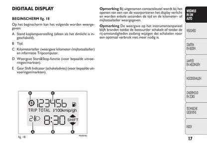 2010-2011 Fiat Punto/Punto Evo Owner's Manual | Dutch