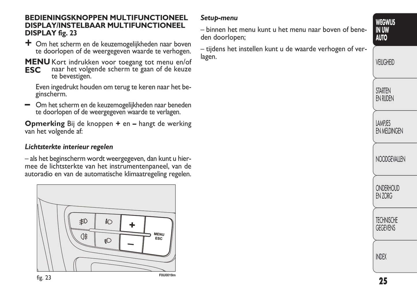 2010-2011 Fiat Punto Evo Gebruikershandleiding | Nederlands