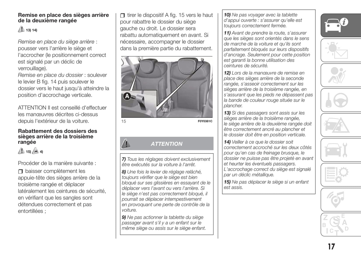 2018-2019 Fiat 500L Gebruikershandleiding | Frans