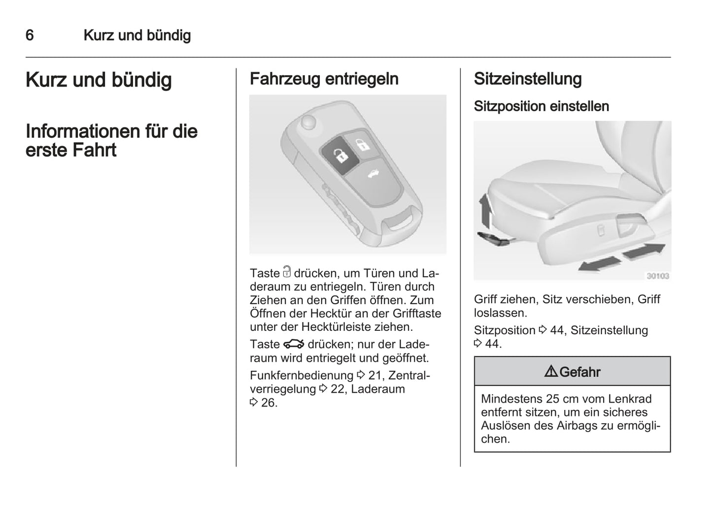 2011-2012 Opel Insignia Owner's Manual | German