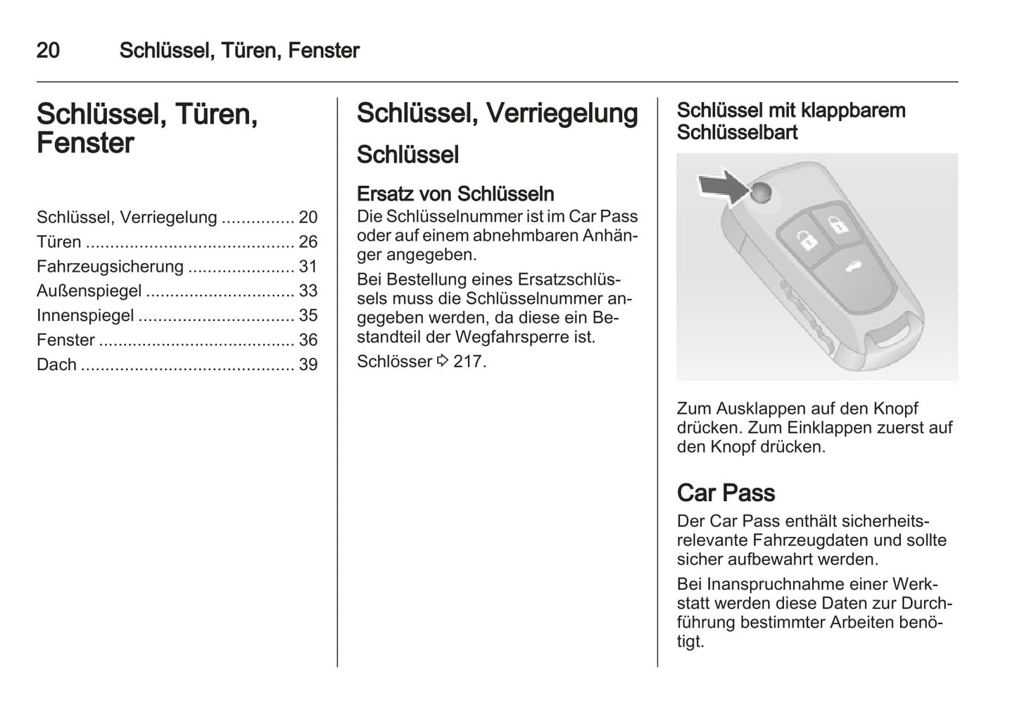 2011-2012 Opel Insignia Owner's Manual | German