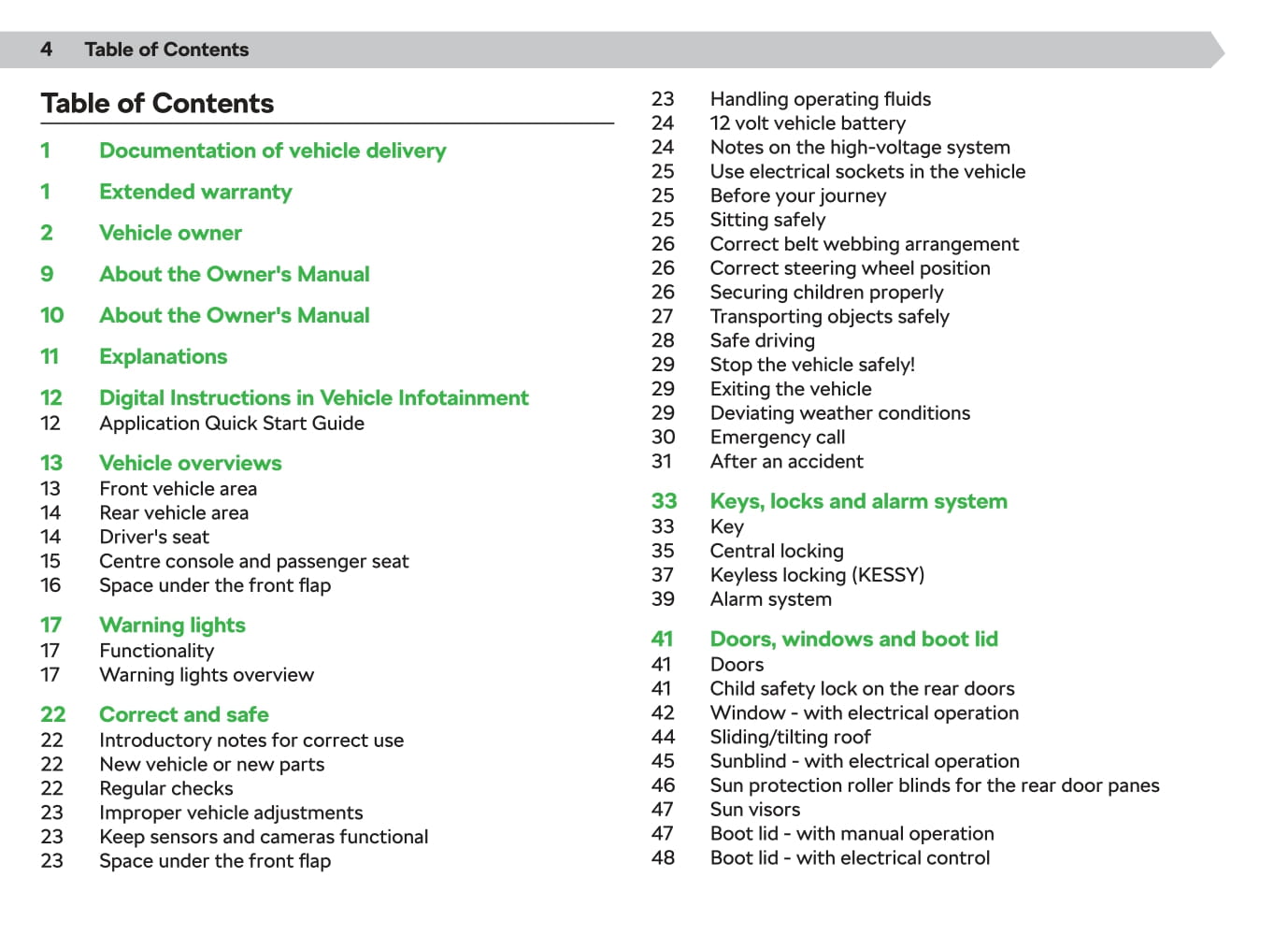 2020-2021 Skoda Enyaq iV Owner's Manual | English