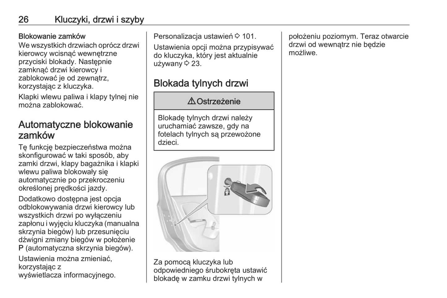 2019-2020 Opel Corsa Manuel du propriétaire | Polonais