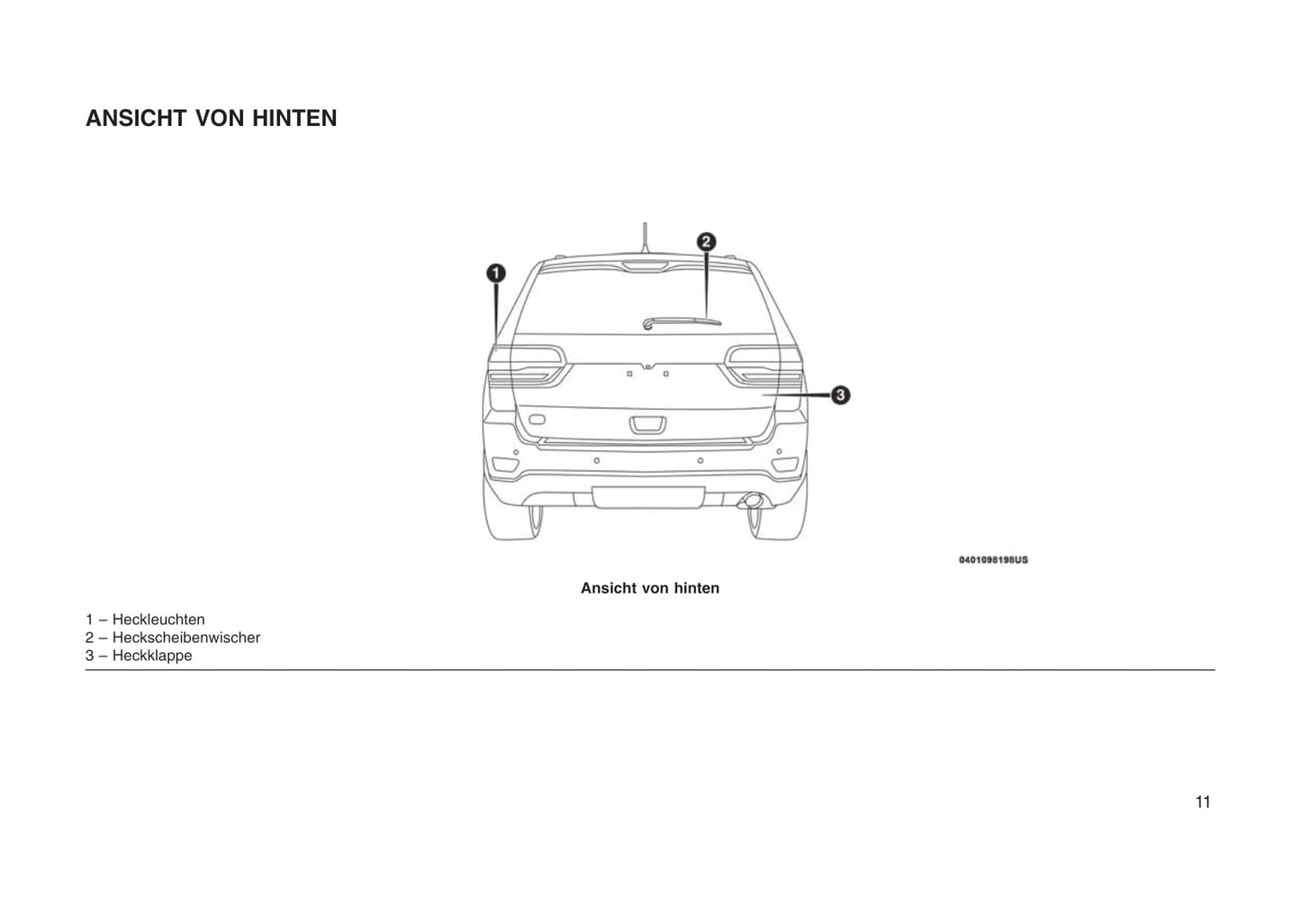 2017-2018 Jeep Grand Cherokee Owner's Manual | German