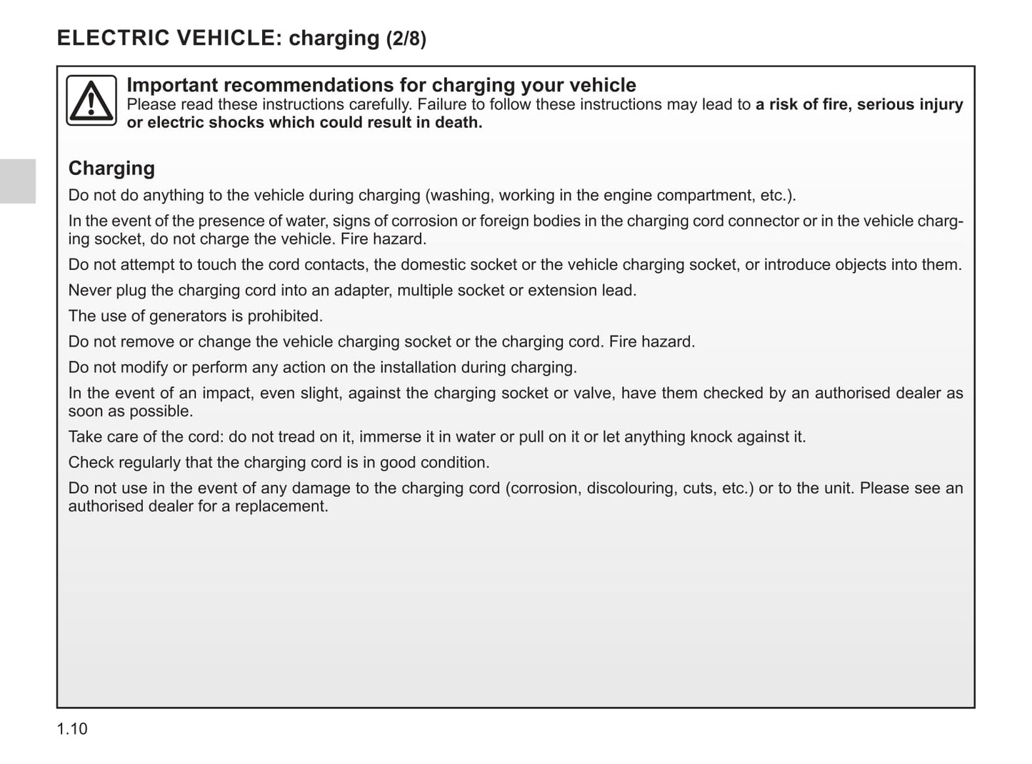 2020-2021 Renault Kangoo Z.E. Gebruikershandleiding | Engels