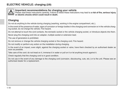 2020-2021 Renault Kangoo Z.E. Gebruikershandleiding | Engels