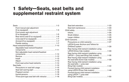 2017 Nissan Frontier Owner's Manual | English