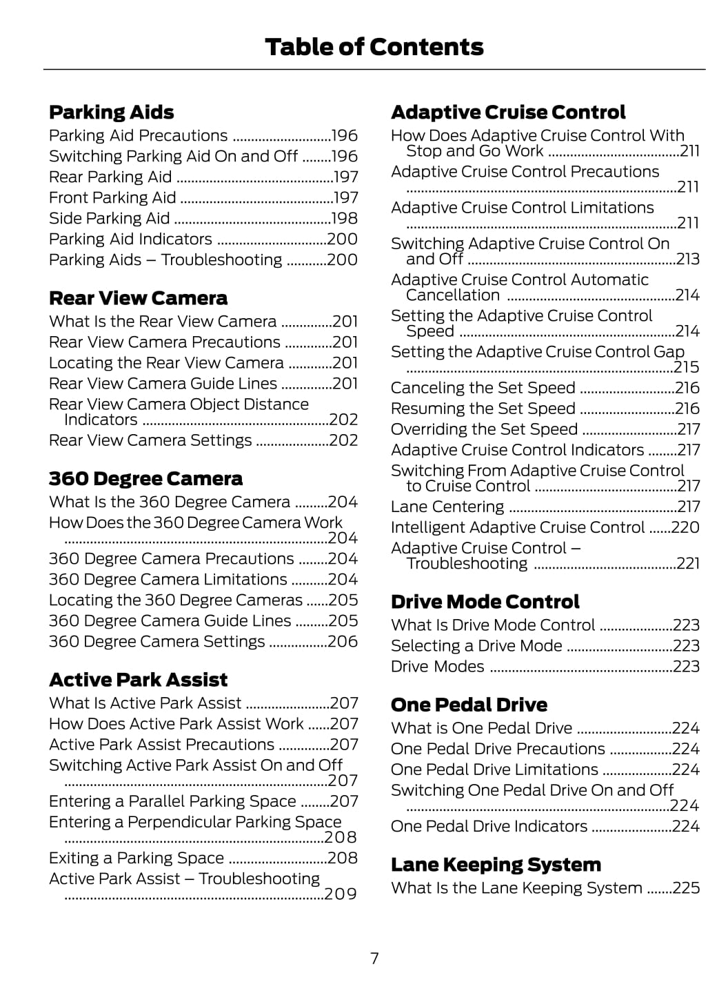 2021 Ford Mustang Mach-E Owner's Manual | English