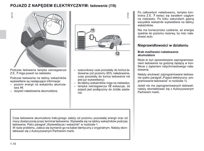 2018-2019 Renault Zoe Owner's Manual | Polish