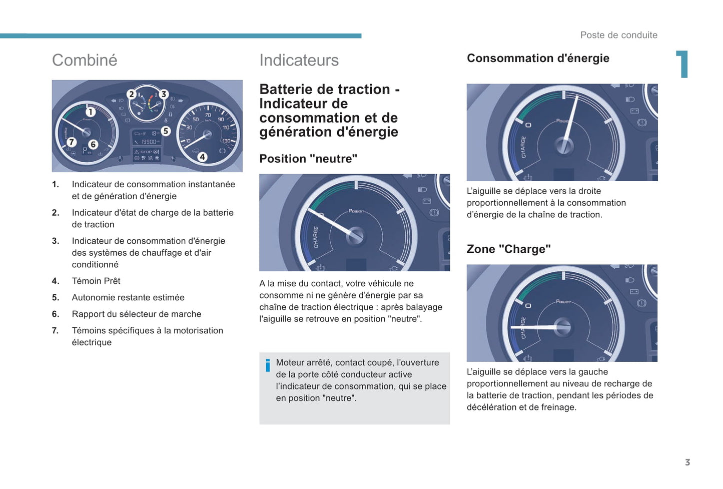 2017-2022 Peugeot Partner Electric/Partner Tepee Electric Gebruikershandleiding | Frans