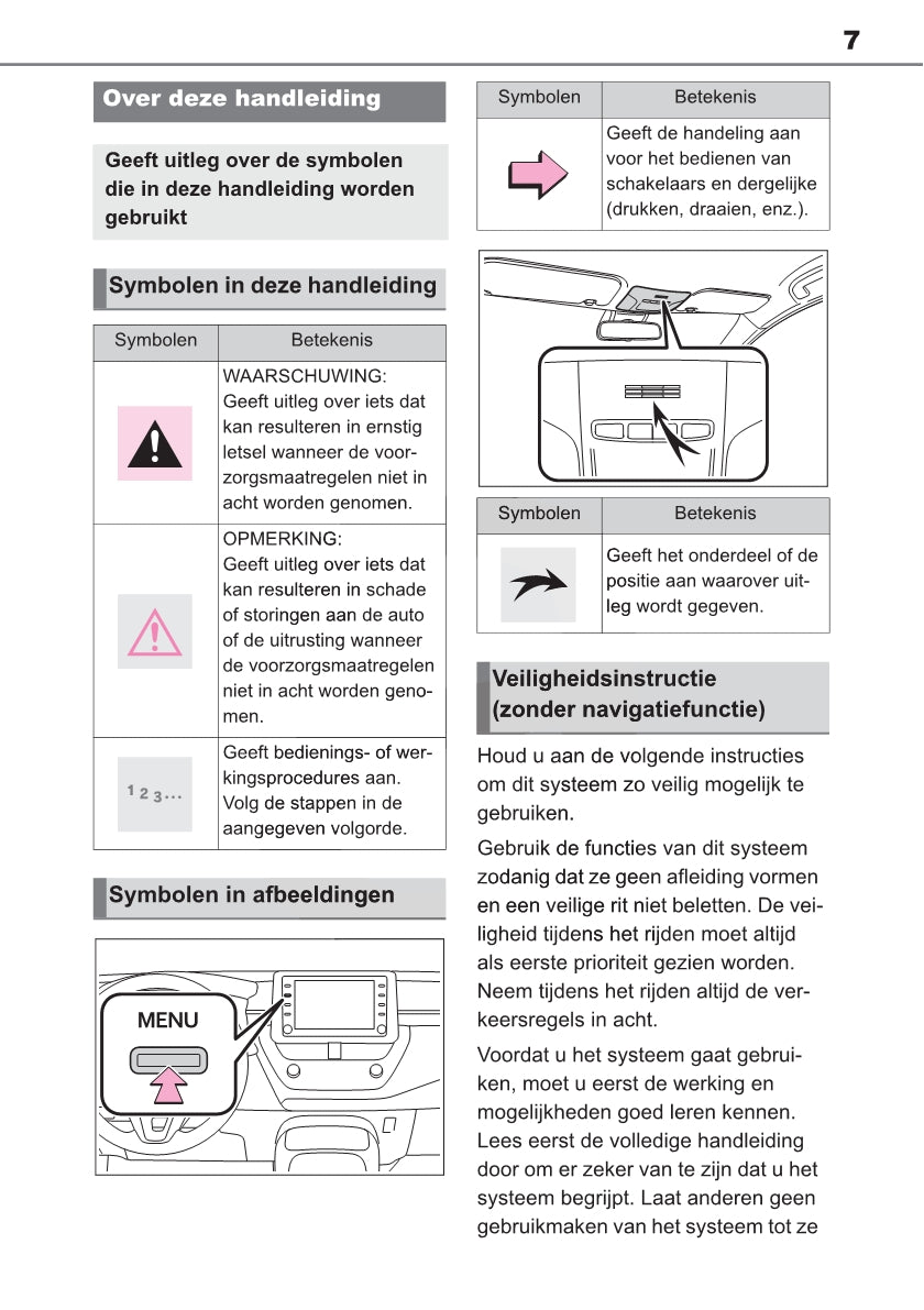 Toyota Touch Multimedia & Navigatiesysteem Handleiding 2019