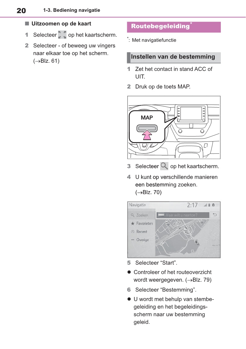 Toyota Touch Multimedia & Navigatiesysteem Handleiding 2019