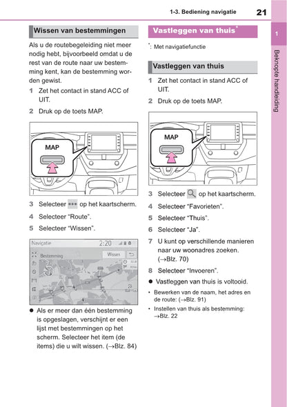 Toyota Touch Multimedia & Navigatiesysteem Handleiding 2019