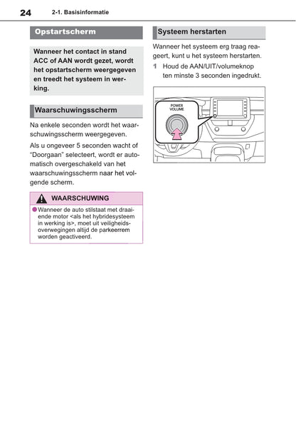 Toyota Touch Multimedia & Navigatiesysteem Handleiding 2019