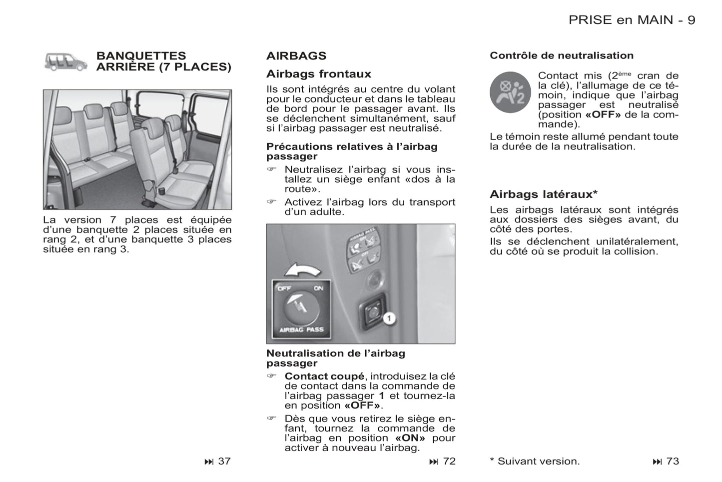 2011-2015 Peugeot Partner Origin Gebruikershandleiding | Frans