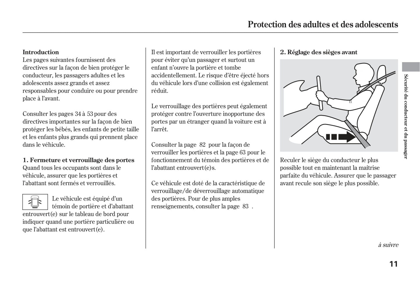 2007 Honda CR-V Owner's Manual | French