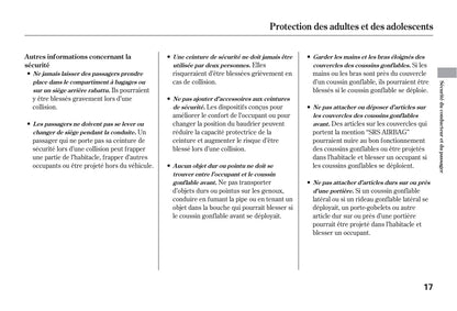 2007-2010 Honda CR-V Manuel du propriétaire | Français