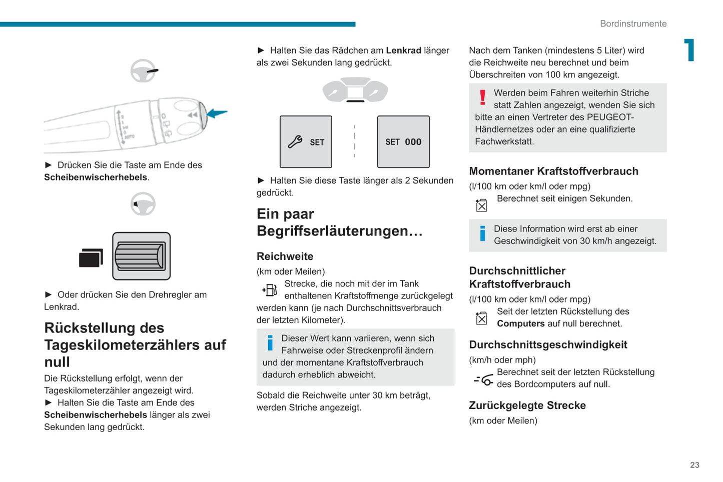 2019-2022 Peugeot Rifter Owner's Manual | German