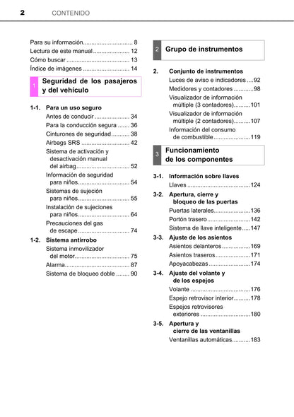 2015-2019 Toyota Auris Manuel du propriétaire | Espagnol