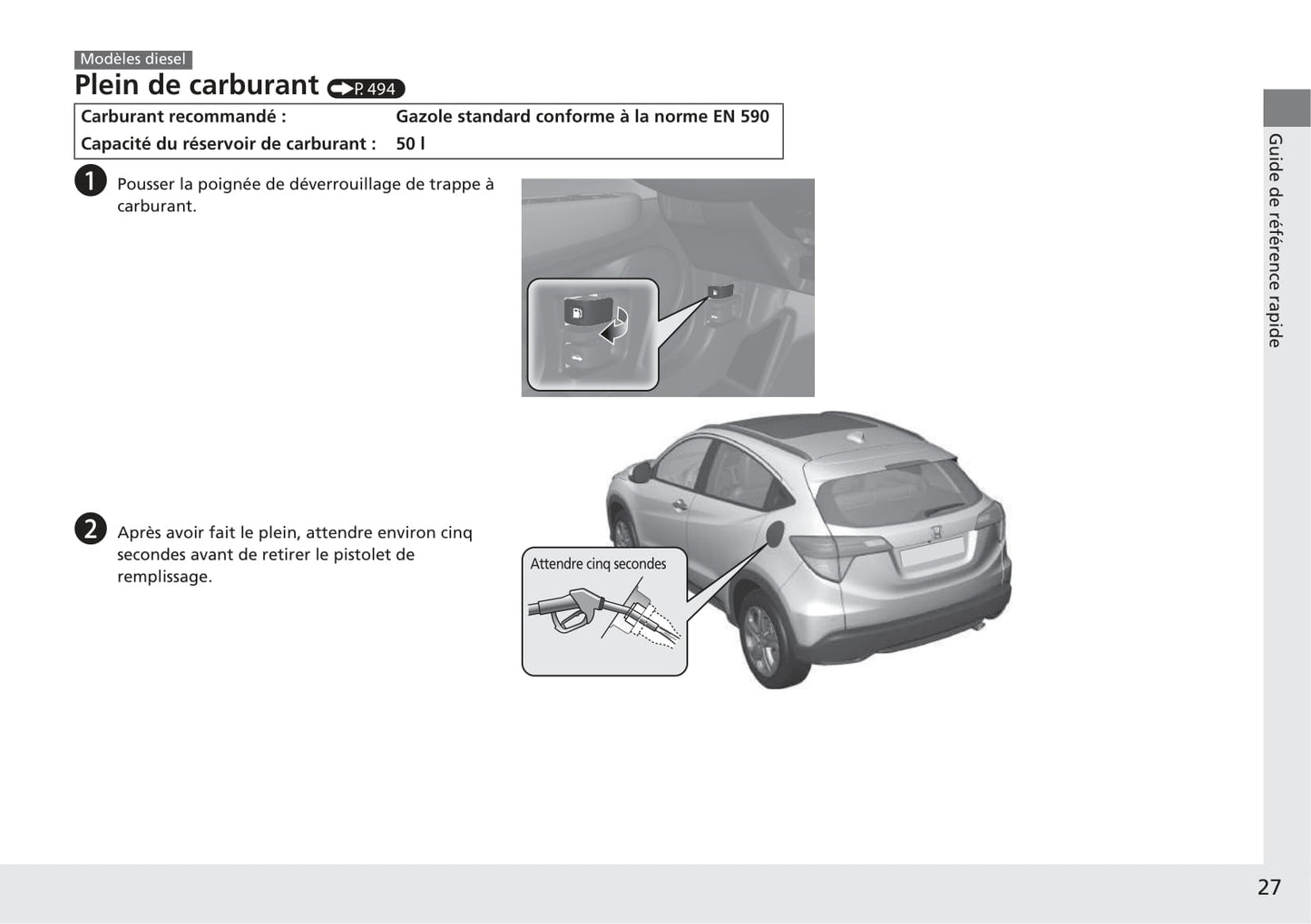 2018-2019 Honda HR-V Gebruikershandleiding | Frans