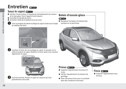 2018-2019 Honda HR-V Gebruikershandleiding | Frans