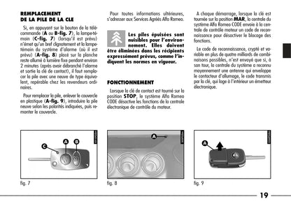 2003-2007 Alfa Romeo 166 Gebruikershandleiding | Frans