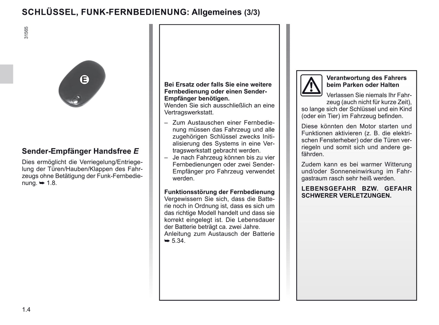 2019-2020 Renault Master Gebruikershandleiding | Duits