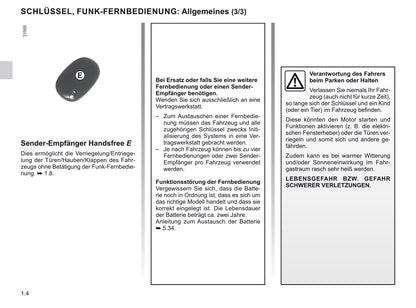 2019-2020 Renault Master Owner's Manual | German